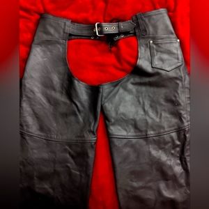 ATL men's leather chaps